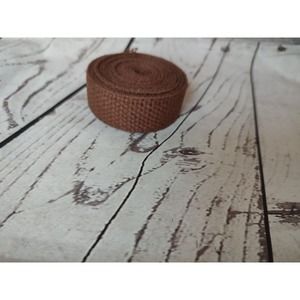 Brown Cotton Wedding 1 In Wide 1 Yd 25 In Belt Sewing Straps Material